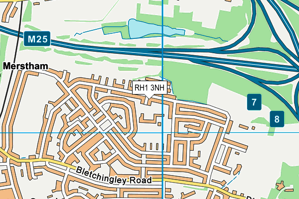 RH1 3NH map - OS VectorMap District (Ordnance Survey) RH1 3NH map - OS VectorMap District (Ordnance Survey)