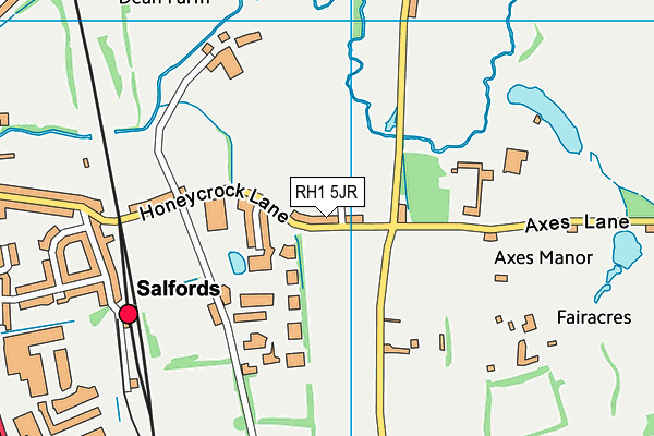 RH1 5JR map - OS VectorMap District (Ordnance Survey) RH1 5JR map - OS VectorMap District (Ordnance Survey)