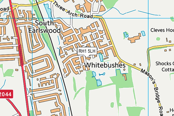 RH1 5LH map - OS VectorMap District (Ordnance Survey) RH1 5LH map - OS VectorMap District (Ordnance Survey)