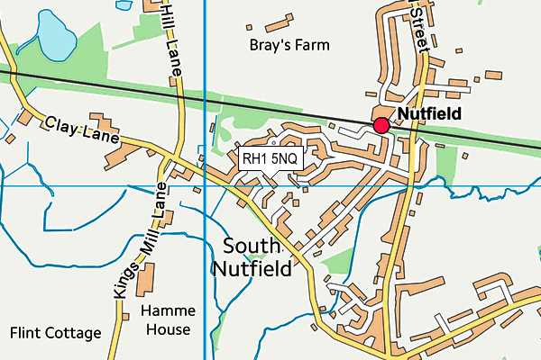 RH1 5NQ map - OS VectorMap District (Ordnance Survey)