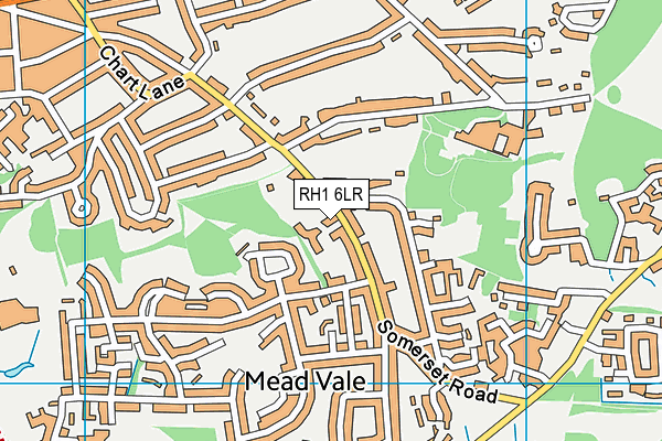RH1 6LR map - OS VectorMap District (Ordnance Survey) RH1 6LR map - OS VectorMap District (Ordnance Survey)