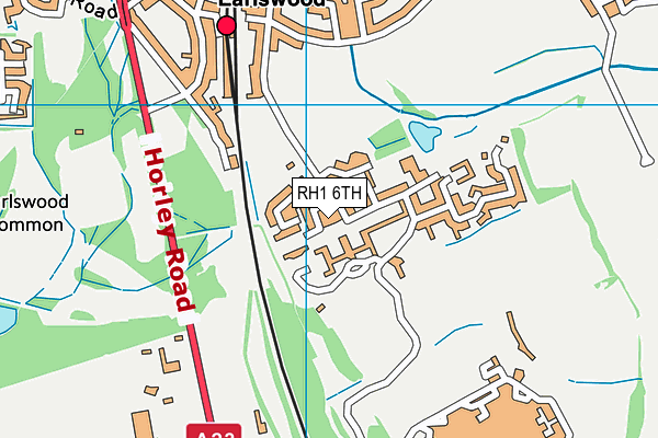 RH1 6TH map - OS VectorMap District (Ordnance Survey) RH1 6TH map - OS VectorMap District (Ordnance Survey)
