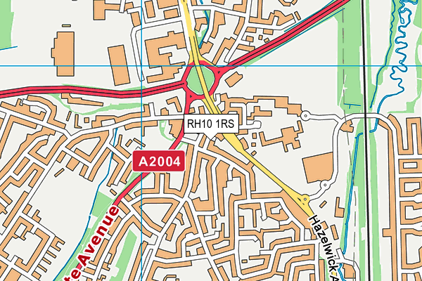RH10 1RS map - OS VectorMap District (Ordnance Survey) RH10 1RS map - OS VectorMap District (Ordnance Survey)