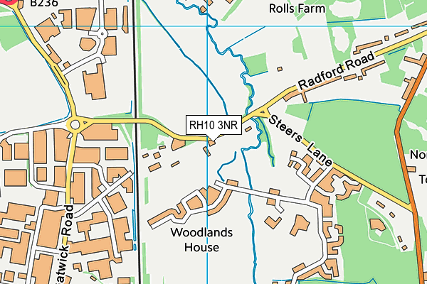 RH10 3NR map - OS VectorMap District (Ordnance Survey) RH10 3NR map - OS VectorMap District (Ordnance Survey)