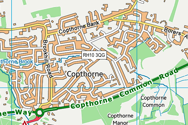 RH10 3QG map - OS VectorMap District (Ordnance Survey) RH10 3QG map - OS VectorMap District (Ordnance Survey)