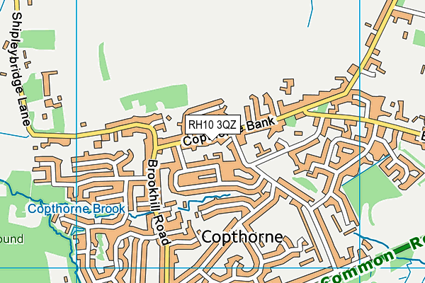 RH10 3QZ map - OS VectorMap District (Ordnance Survey) RH10 3QZ map - OS VectorMap District (Ordnance Survey)
