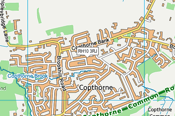 RH10 3RJ map - OS VectorMap District (Ordnance Survey) RH10 3RJ map - OS VectorMap District (Ordnance Survey)