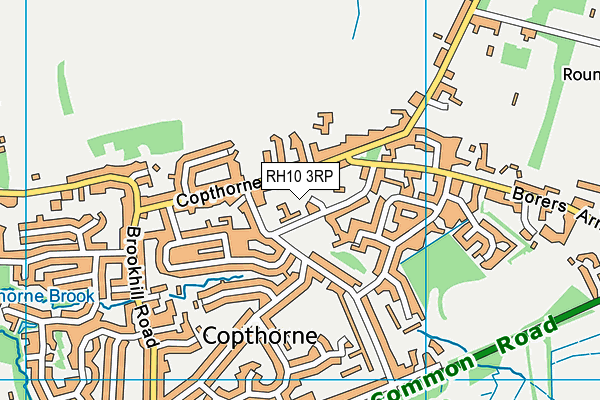 RH10 3RP map - OS VectorMap District (Ordnance Survey) RH10 3RP map - OS VectorMap District (Ordnance Survey)