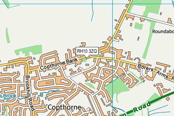 RH10 3ZQ map - OS VectorMap District (Ordnance Survey) RH10 3ZQ map - OS VectorMap District (Ordnance Survey)