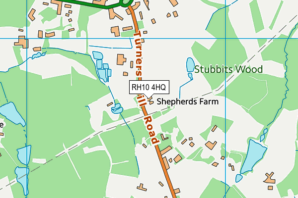 RH10 4HQ map - OS VectorMap District (Ordnance Survey) RH10 4HQ map - OS VectorMap District (Ordnance Survey)