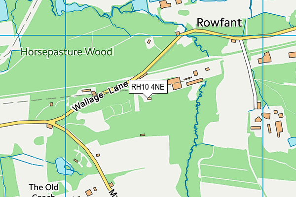 RH10 4NE map - OS VectorMap District (Ordnance Survey) RH10 4NE map - OS VectorMap District (Ordnance Survey)