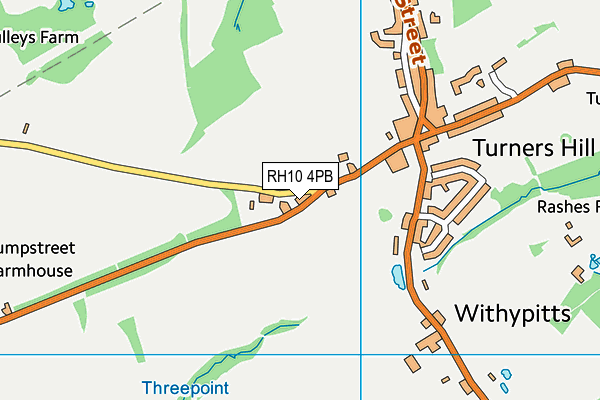 RH10 4PB map - OS VectorMap District (Ordnance Survey) RH10 4PB map - OS VectorMap District (Ordnance Survey)