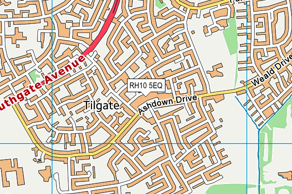 RH10 5EQ map - OS VectorMap District (Ordnance Survey) RH10 5EQ map - OS VectorMap District (Ordnance Survey)