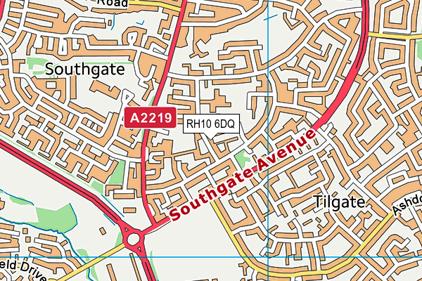 RH10 6DQ map - OS VectorMap District (Ordnance Survey) RH10 6DQ map - OS VectorMap District (Ordnance Survey)
