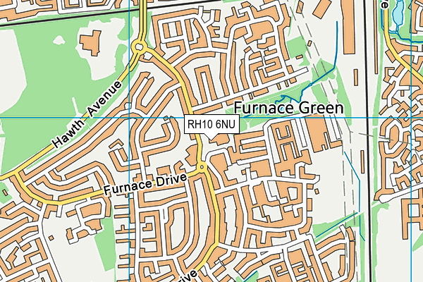 RH10 6NU map - OS VectorMap District (Ordnance Survey) RH10 6NU map - OS VectorMap District (Ordnance Survey)