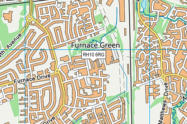 RH10 6RG map - OS VectorMap District (Ordnance Survey) RH10 6RG map - OS VectorMap District (Ordnance Survey)
