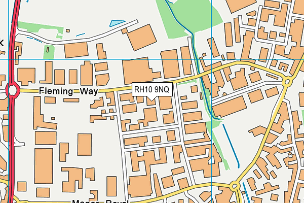 RH10 9NQ map - OS VectorMap District (Ordnance Survey) RH10 9NQ map - OS VectorMap District (Ordnance Survey)