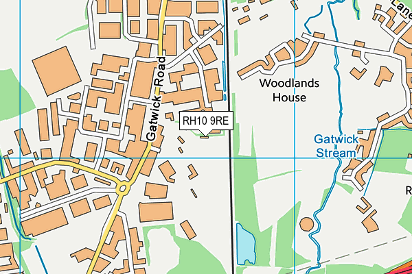 RH10 9RE map - OS VectorMap District (Ordnance Survey) RH10 9RE map - OS VectorMap District (Ordnance Survey)