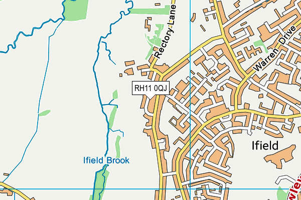 RH11 0QJ map - OS VectorMap District (Ordnance Survey) RH11 0QJ map - OS VectorMap District (Ordnance Survey)