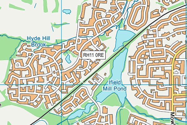 RH11 0RE map - OS VectorMap District (Ordnance Survey) RH11 0RE map - OS VectorMap District (Ordnance Survey)