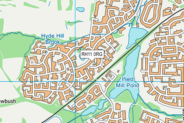 RH11 0RG map - OS VectorMap District (Ordnance Survey) RH11 0RG map - OS VectorMap District (Ordnance Survey)
