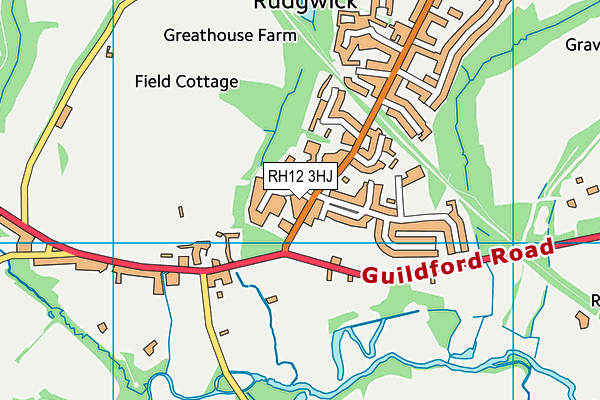 RH12 3HJ map - OS VectorMap District (Ordnance Survey) RH12 3HJ map - OS VectorMap District (Ordnance Survey)