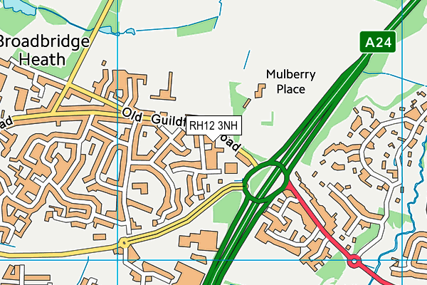RH12 3NH map - OS VectorMap District (Ordnance Survey) RH12 3NH map - OS VectorMap District (Ordnance Survey)