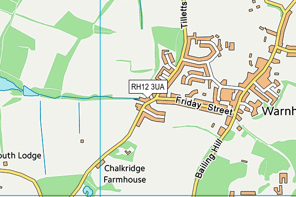 RH12 3UA map - OS VectorMap District (Ordnance Survey) RH12 3UA map - OS VectorMap District (Ordnance Survey)