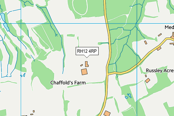 RH12 4RP map - OS VectorMap District (Ordnance Survey) RH12 4RP map - OS VectorMap District (Ordnance Survey)