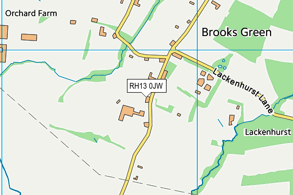 RH13 0JW map - OS VectorMap District (Ordnance Survey) RH13 0JW map - OS VectorMap District (Ordnance Survey)