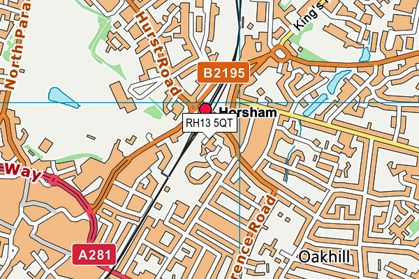 RH13 5QT map - OS VectorMap District (Ordnance Survey) RH13 5QT map - OS VectorMap District (Ordnance Survey)