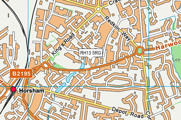 RH13 5RG map - OS VectorMap District (Ordnance Survey) RH13 5RG map - OS VectorMap District (Ordnance Survey)