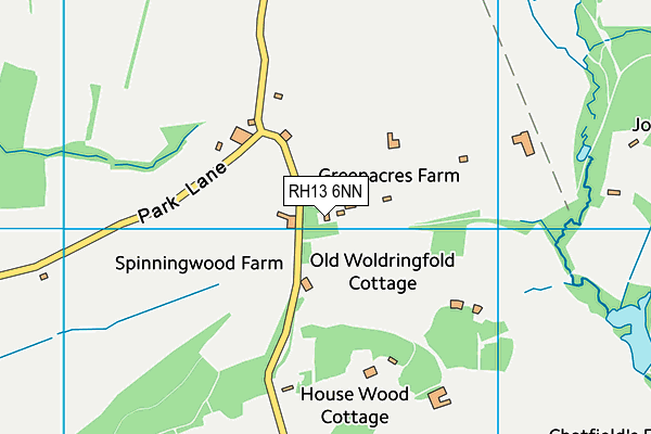 RH13 6NN map - OS VectorMap District (Ordnance Survey) RH13 6NN map - OS VectorMap District (Ordnance Survey)