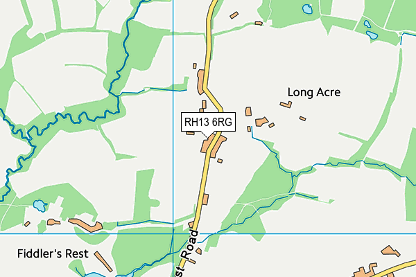 RH13 6RG map - OS VectorMap District (Ordnance Survey) RH13 6RG map - OS VectorMap District (Ordnance Survey)