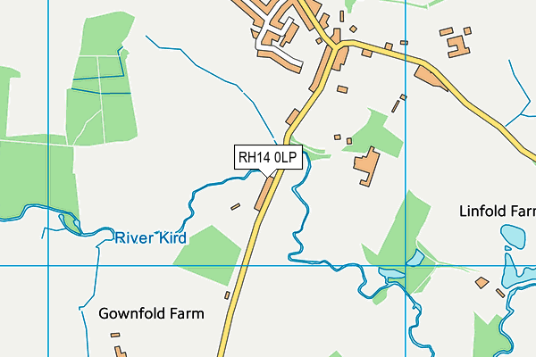 RH14 0LP map - OS VectorMap District (Ordnance Survey) RH14 0LP map - OS VectorMap District (Ordnance Survey)