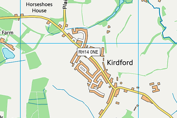 RH14 0NE map - OS VectorMap District (Ordnance Survey) RH14 0NE map - OS VectorMap District (Ordnance Survey)