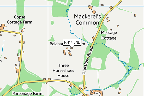 RH14 0NL map - OS VectorMap District (Ordnance Survey) RH14 0NL map - OS VectorMap District (Ordnance Survey)
