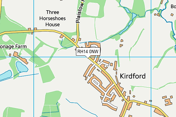 RH14 0NW map - OS VectorMap District (Ordnance Survey) RH14 0NW map - OS VectorMap District (Ordnance Survey)