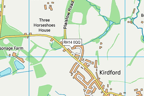 RH14 0QQ map - OS VectorMap District (Ordnance Survey) RH14 0QQ map - OS VectorMap District (Ordnance Survey)