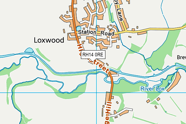 RH14 0RE map - OS VectorMap District (Ordnance Survey) RH14 0RE map - OS VectorMap District (Ordnance Survey)