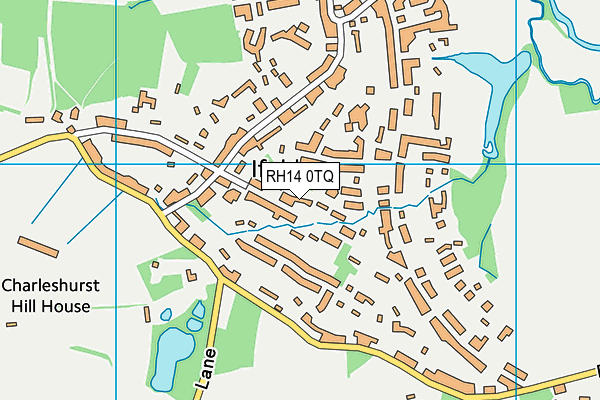 RH14 0TQ map - OS VectorMap District (Ordnance Survey) RH14 0TQ map - OS VectorMap District (Ordnance Survey)