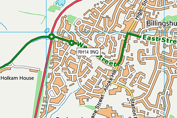 RH14 9NQ map - OS VectorMap District (Ordnance Survey) RH14 9NQ map - OS VectorMap District (Ordnance Survey)