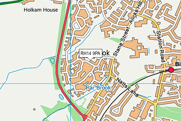 RH14 9PA map - OS VectorMap District (Ordnance Survey) RH14 9PA map - OS VectorMap District (Ordnance Survey)
