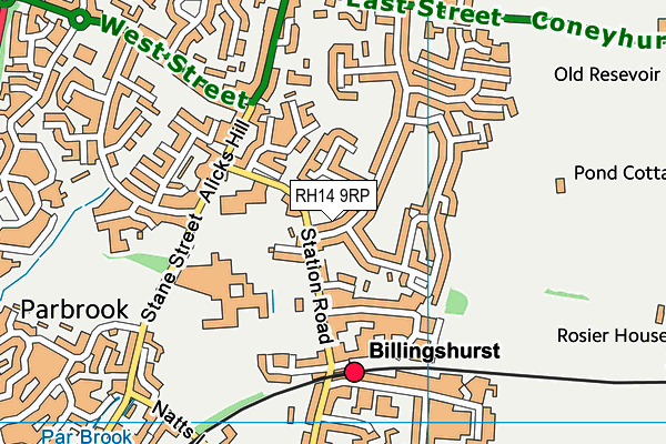 RH14 9RP map - OS VectorMap District (Ordnance Survey) RH14 9RP map - OS VectorMap District (Ordnance Survey)
