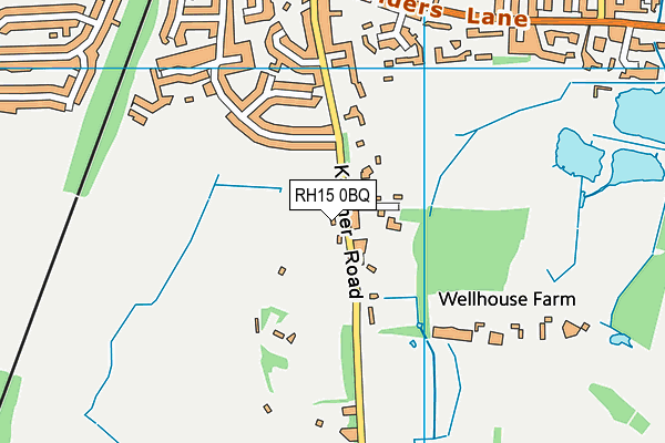 RH15 0BQ map - OS VectorMap District (Ordnance Survey) RH15 0BQ map - OS VectorMap District (Ordnance Survey)