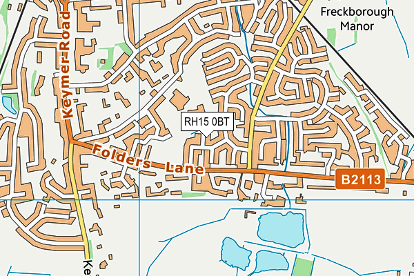 RH15 0BT map - OS VectorMap District (Ordnance Survey) RH15 0BT map - OS VectorMap District (Ordnance Survey)