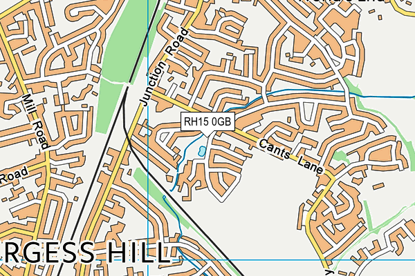 RH15 0GB map - OS VectorMap District (Ordnance Survey) RH15 0GB map - OS VectorMap District (Ordnance Survey)