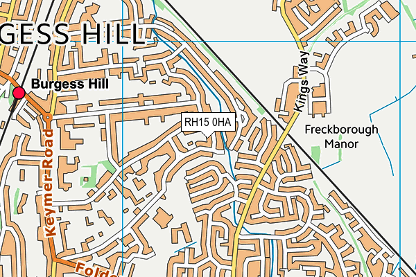 RH15 0HA map - OS VectorMap District (Ordnance Survey) RH15 0HA map - OS VectorMap District (Ordnance Survey)