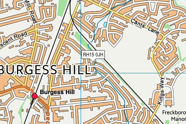 RH15 0JH map - OS VectorMap District (Ordnance Survey) RH15 0JH map - OS VectorMap District (Ordnance Survey)