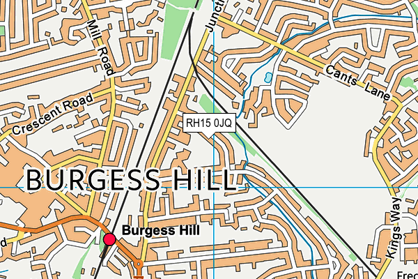 RH15 0JQ map - OS VectorMap District (Ordnance Survey) RH15 0JQ map - OS VectorMap District (Ordnance Survey)